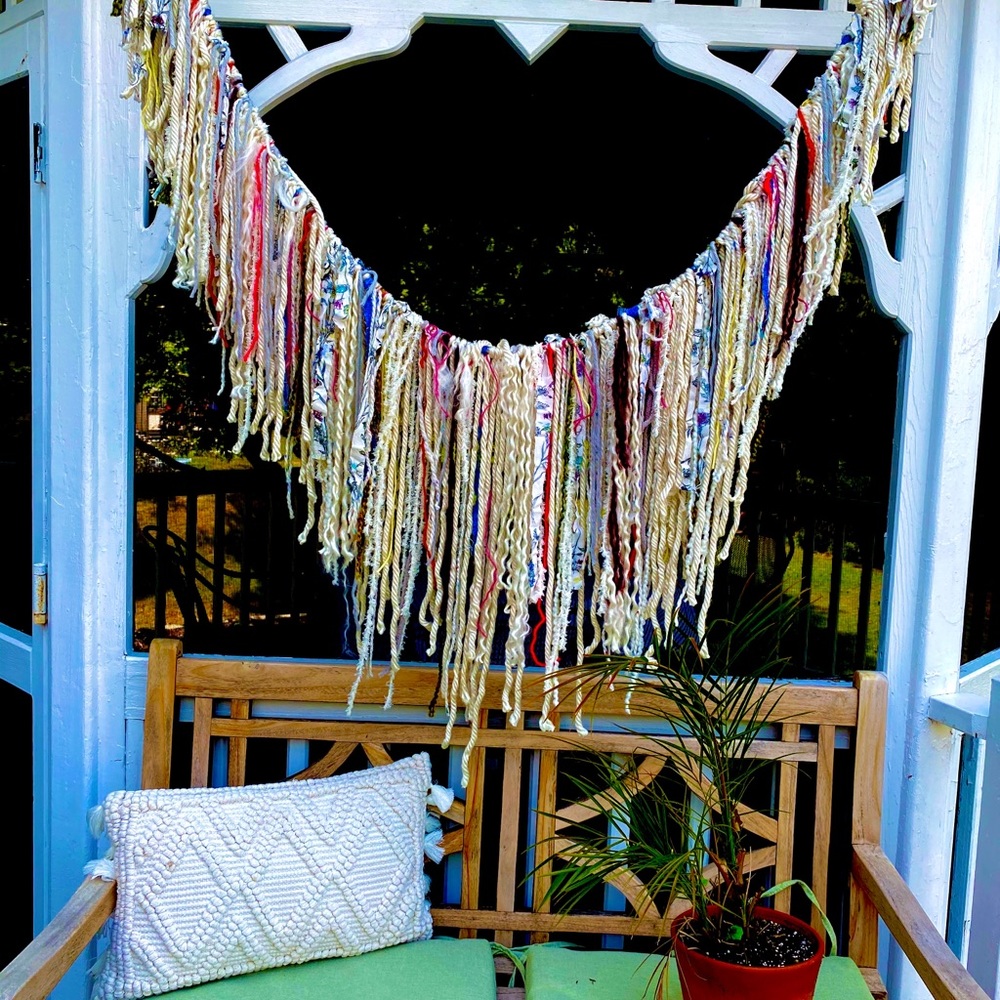 Handmade Yarn Banner - make an offer!